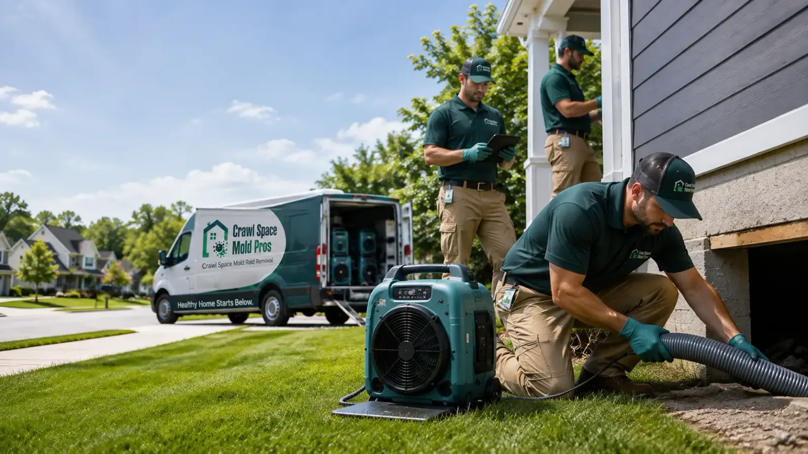 Crawl Space Mold Removal in Northampton, MA